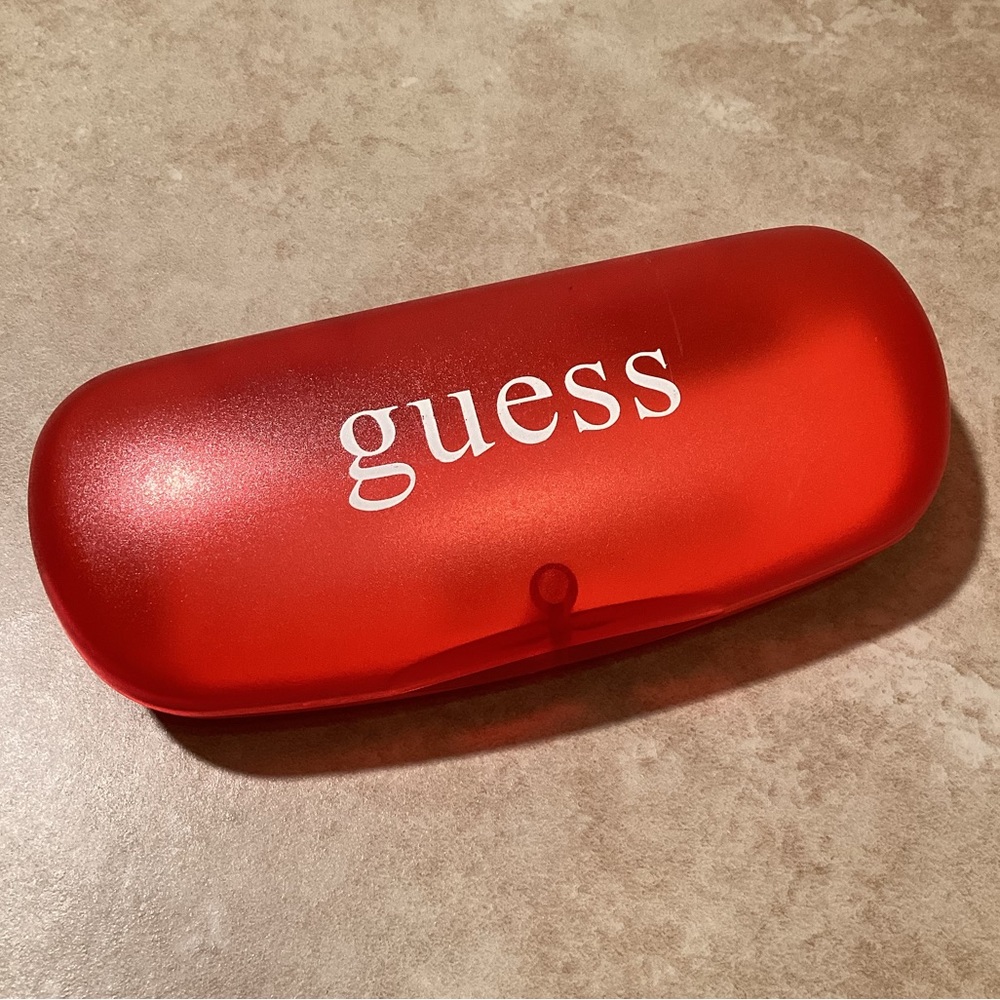 Guess Red Hard Case for Kid Glasses